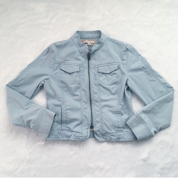 CAbi Jackets & Blazers - Like New Cabi Blue Dobby Jacket Style 925